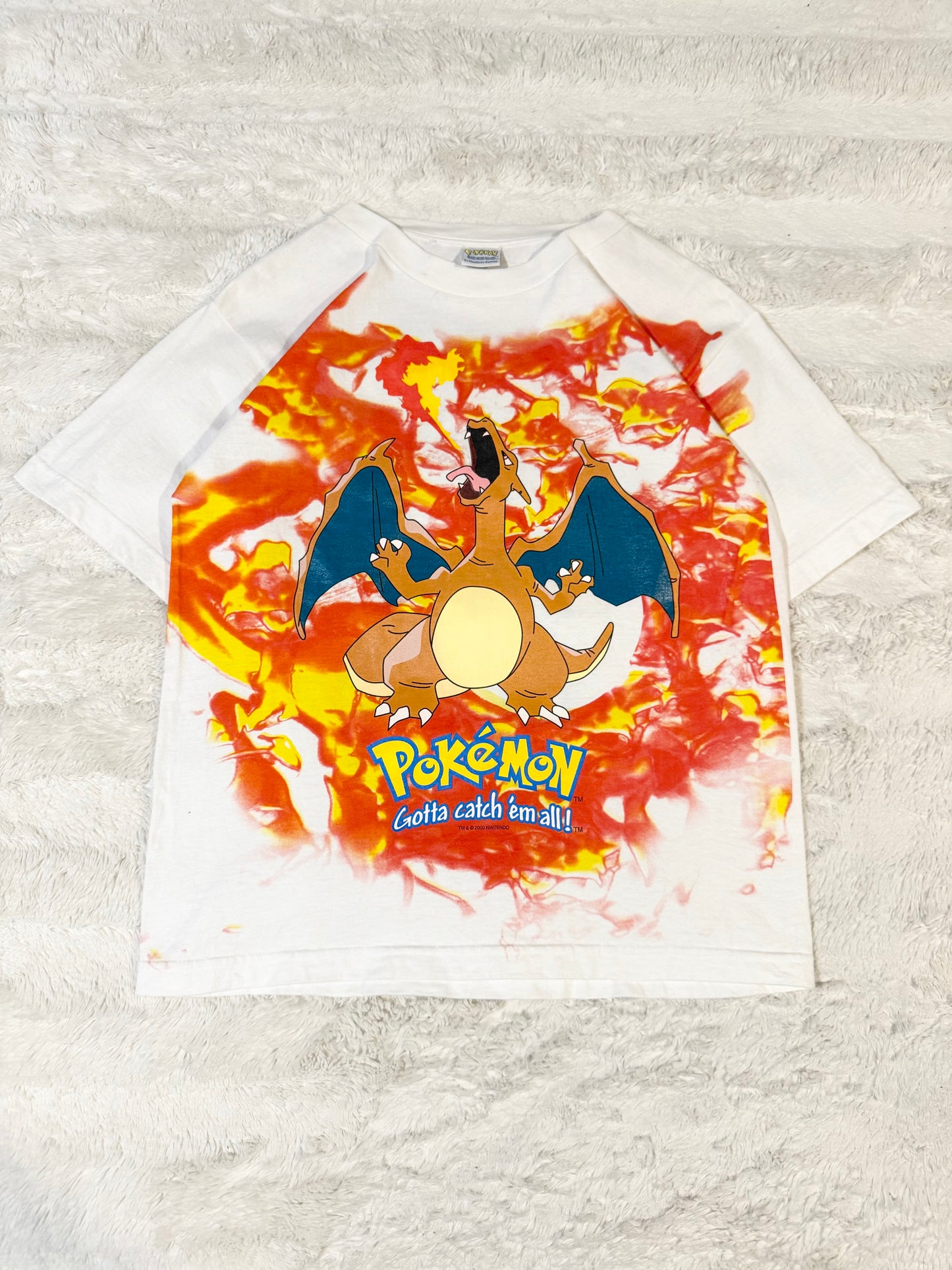 2000 Pokémon Charizard AOP Tee (M)