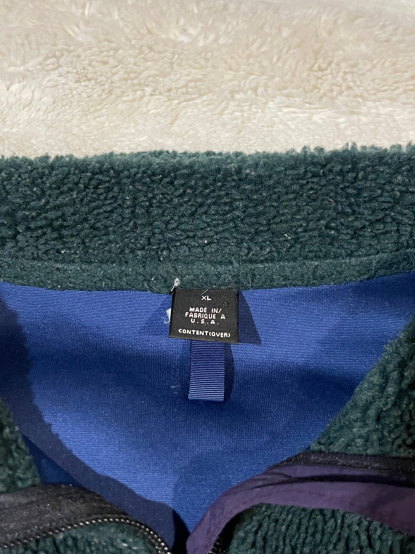 90s Patagonia Deep Pile Fleece Vest (XL)