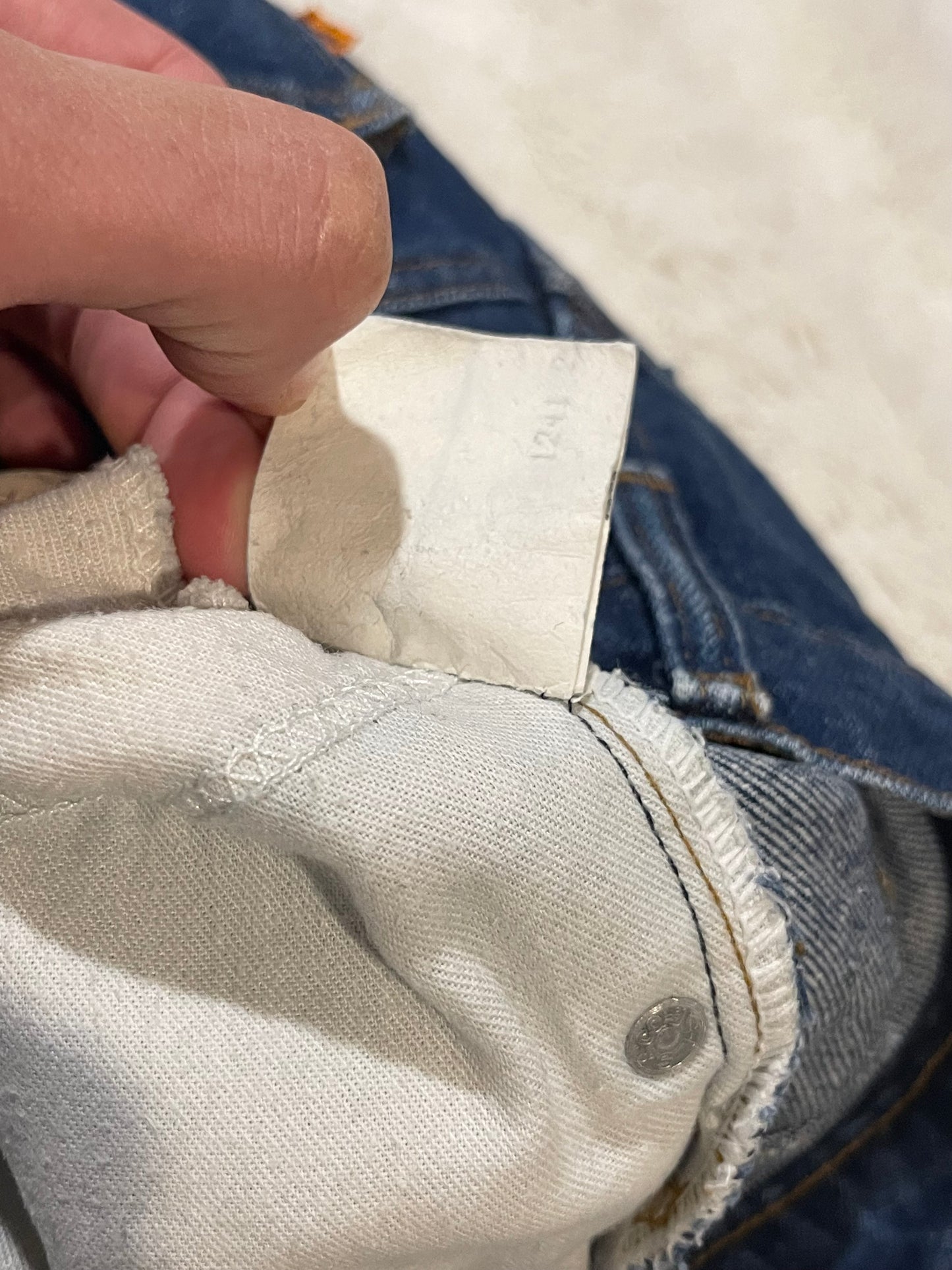 70s Levis 505 Orange Tab Jeans (31x30)