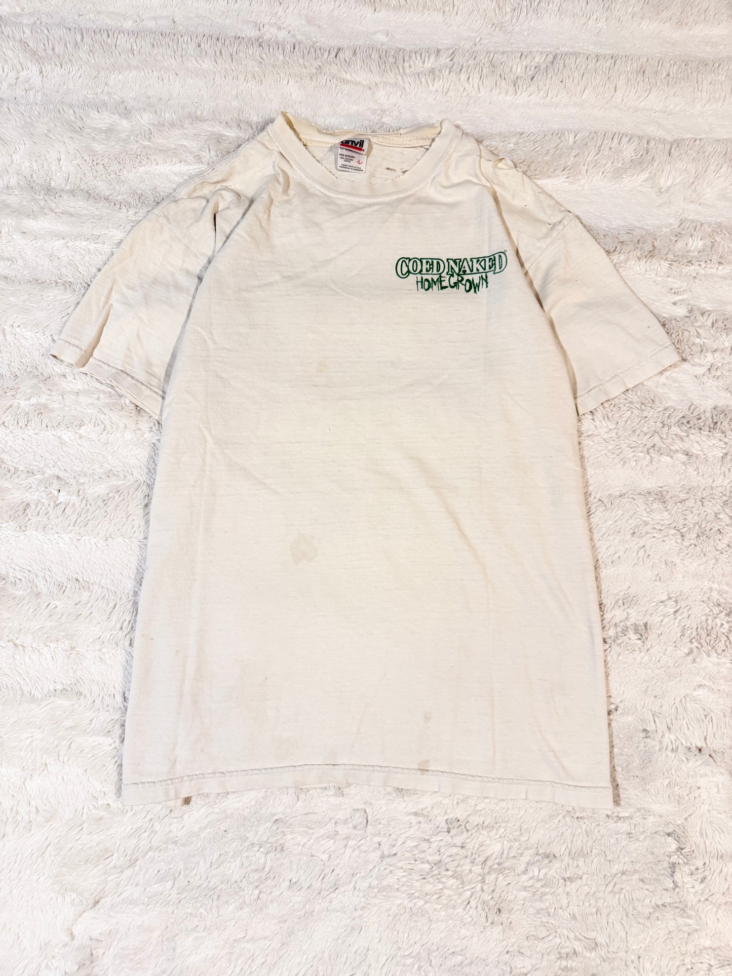 90s Coed Naked Homegrown Weed Tee (L)