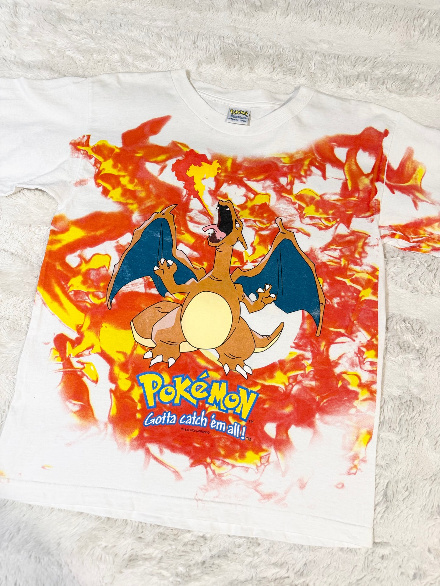 2000 Pokémon Charizard AOP Tee (M)