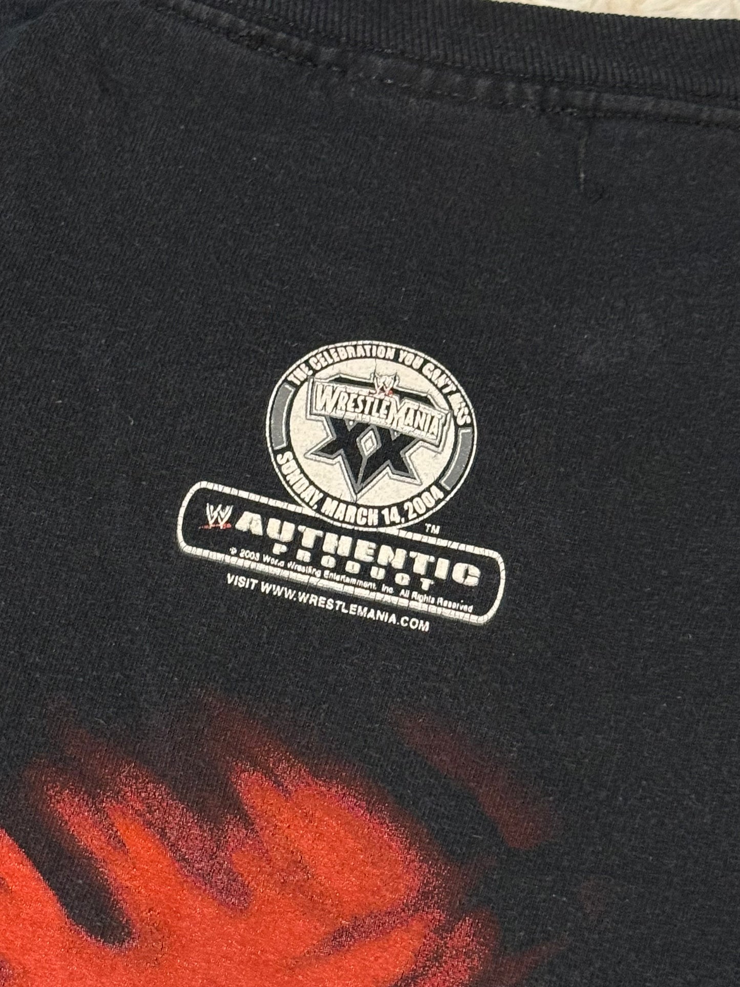 2003 Kane Face Your Fear WWF Tee (M)