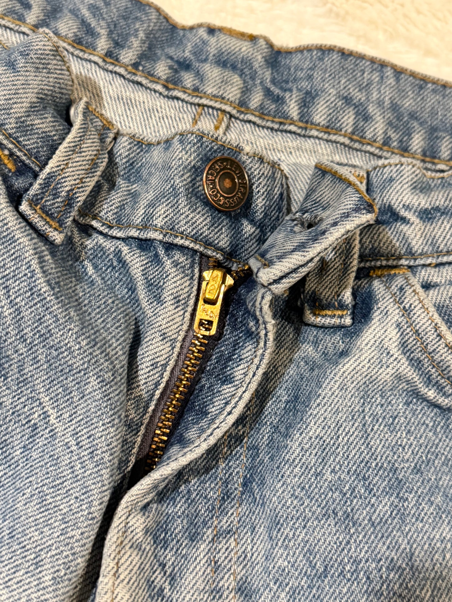 70s Levis 517 Orange Tab Flared Jeans (30x32)