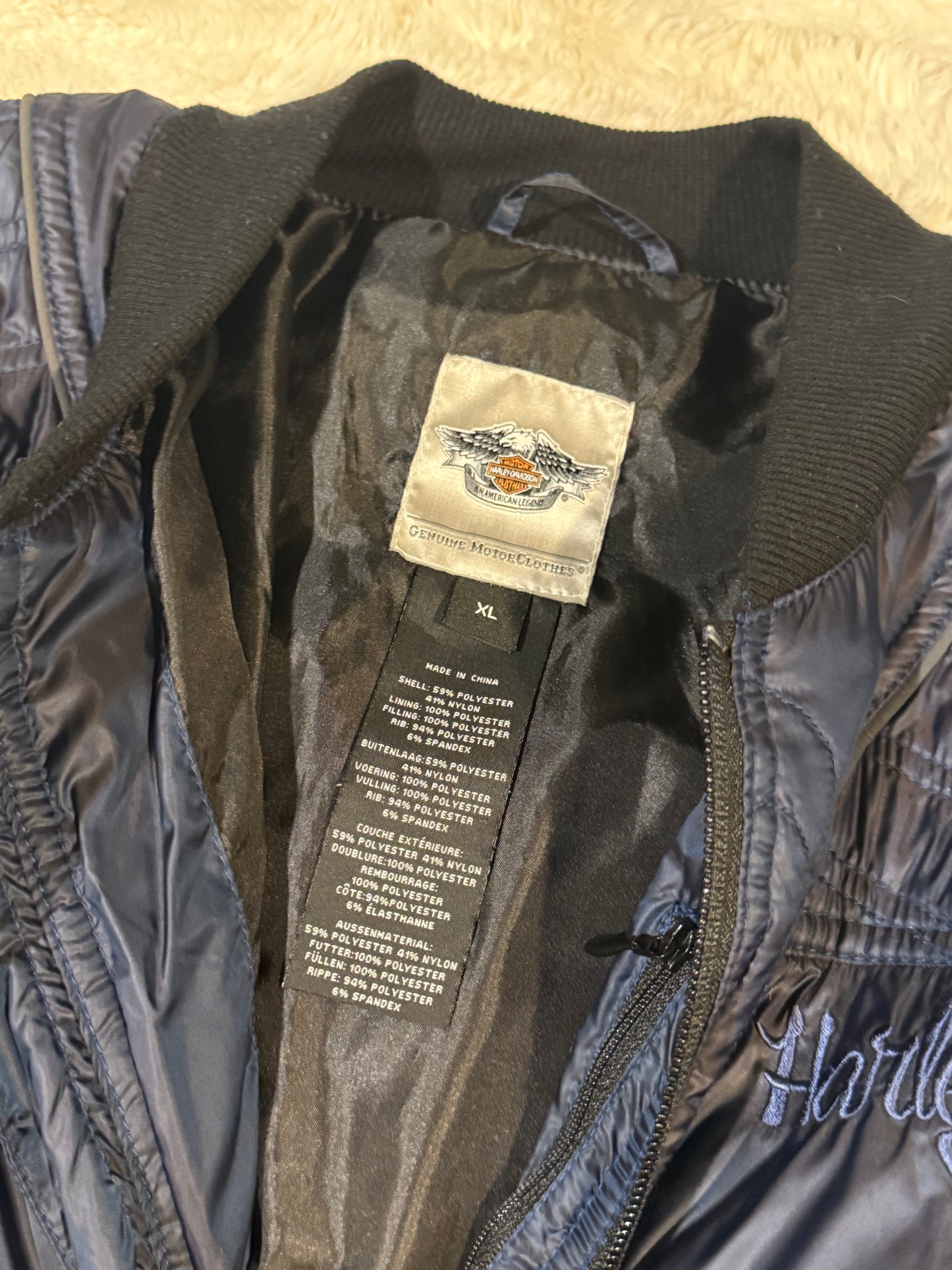 Women’s Harley Davidson Zip-Up Jacket (L)