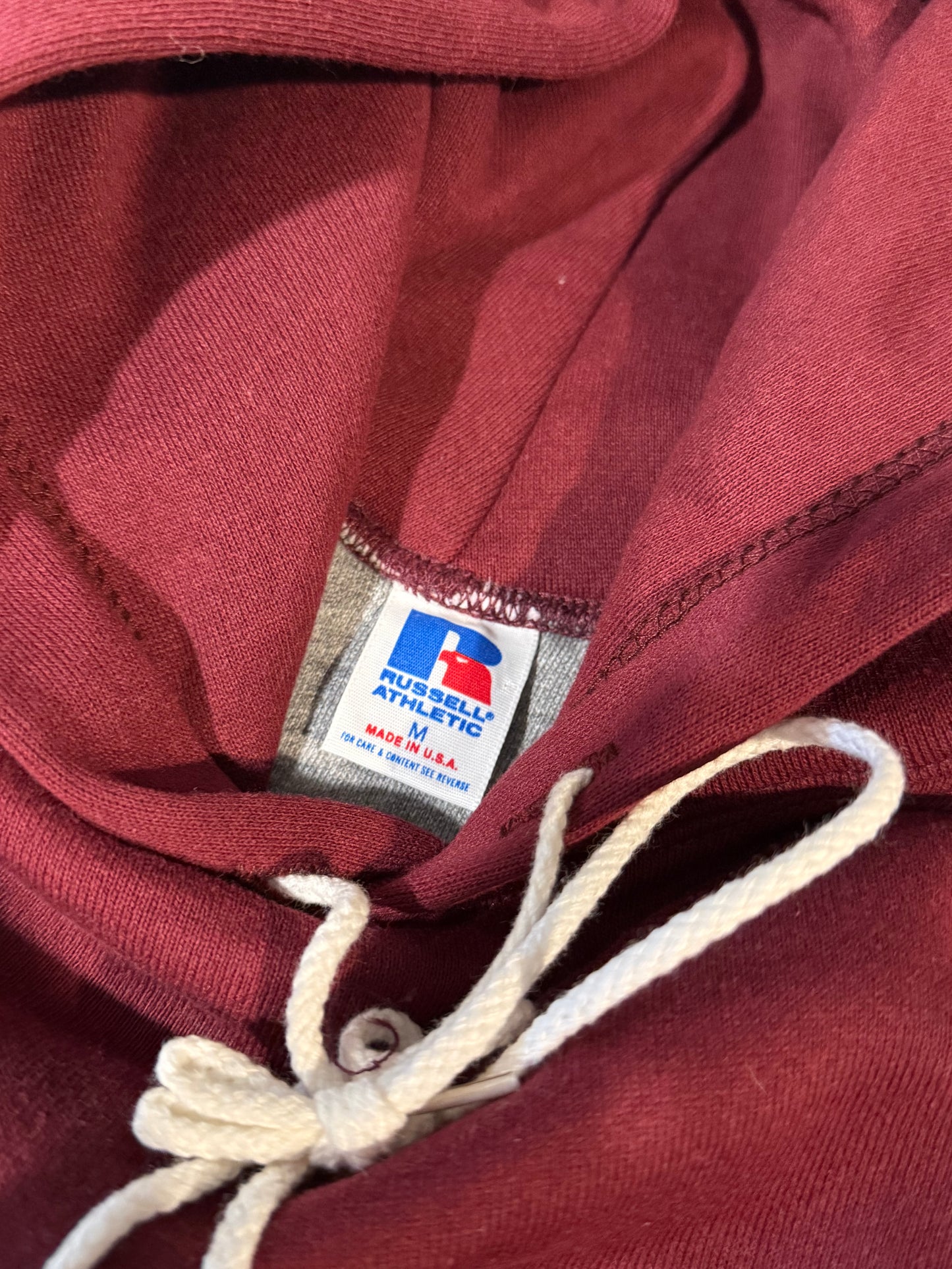 80s Russell Two Tone Double Face Hoodie *NEW* (M)