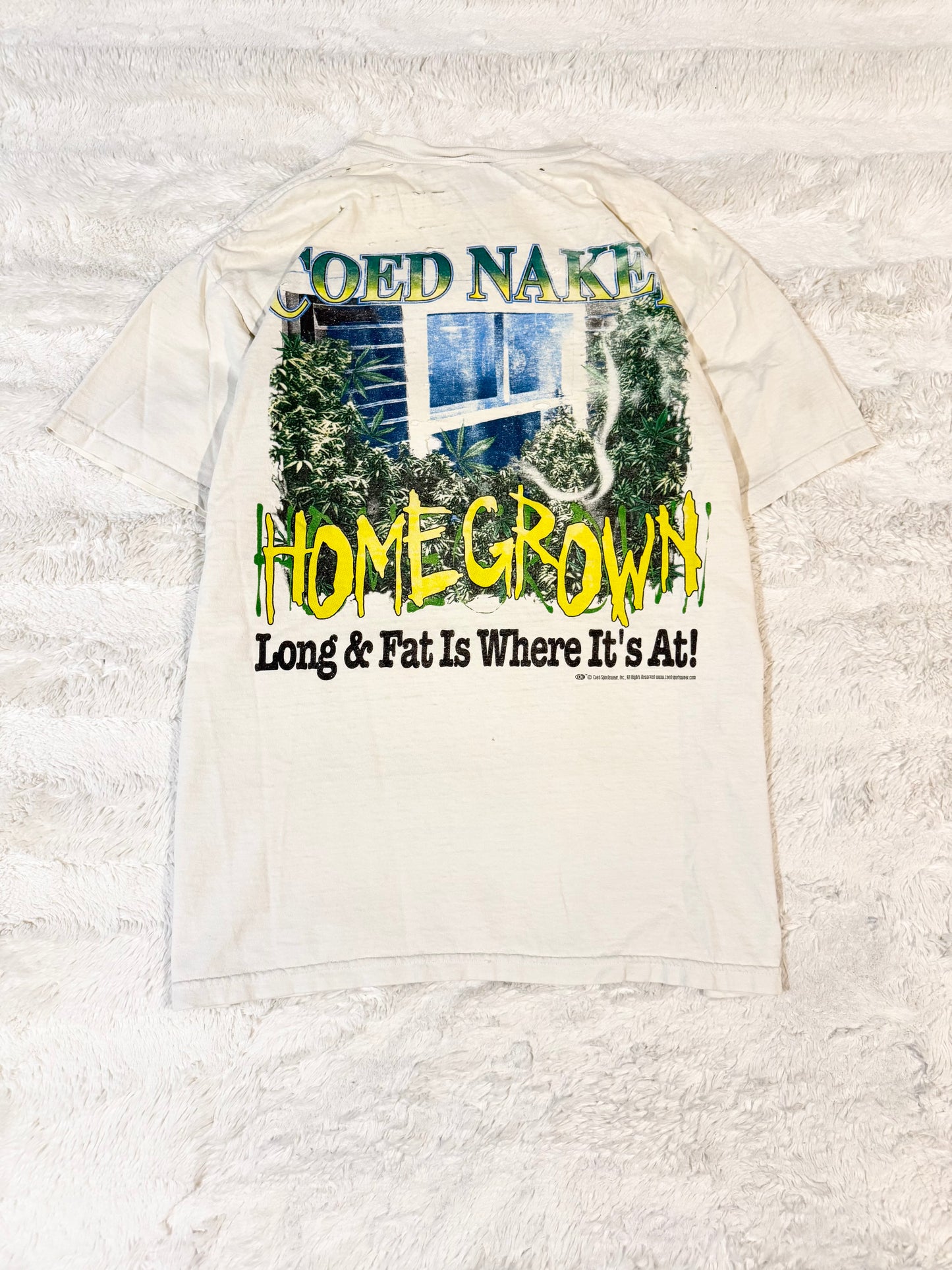 90s Coed Naked Homegrown Weed Tee (L)