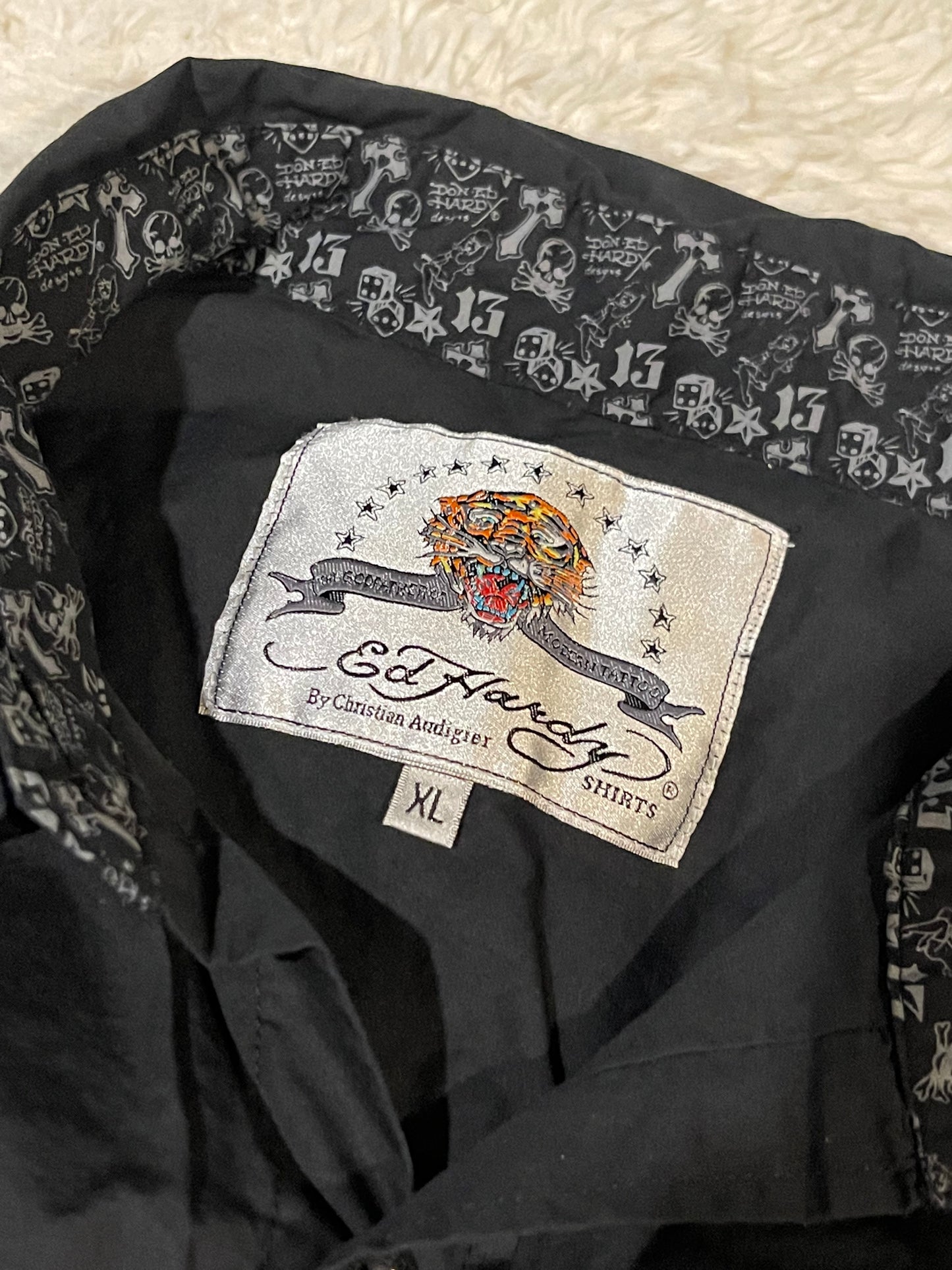 00’s Ed Hardy Button Up (XL)