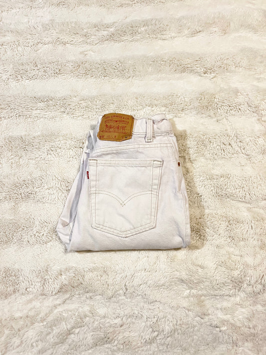 90s Levis 512 Womens White Jeans (13)