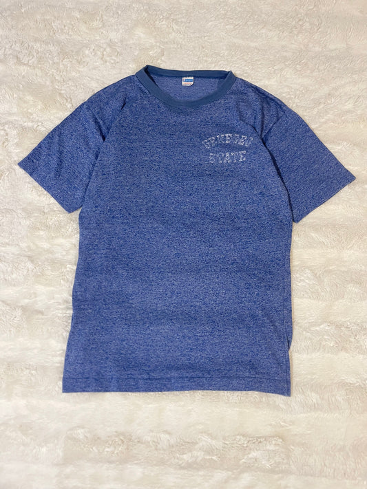 70s Geneseo State Champion Blue Bar Tee