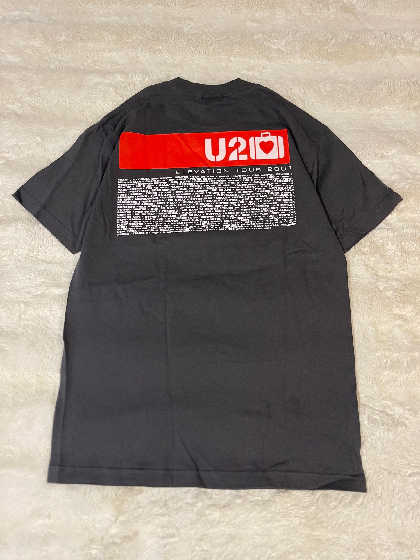 2001 U2 Elevation Tour Tee (M)