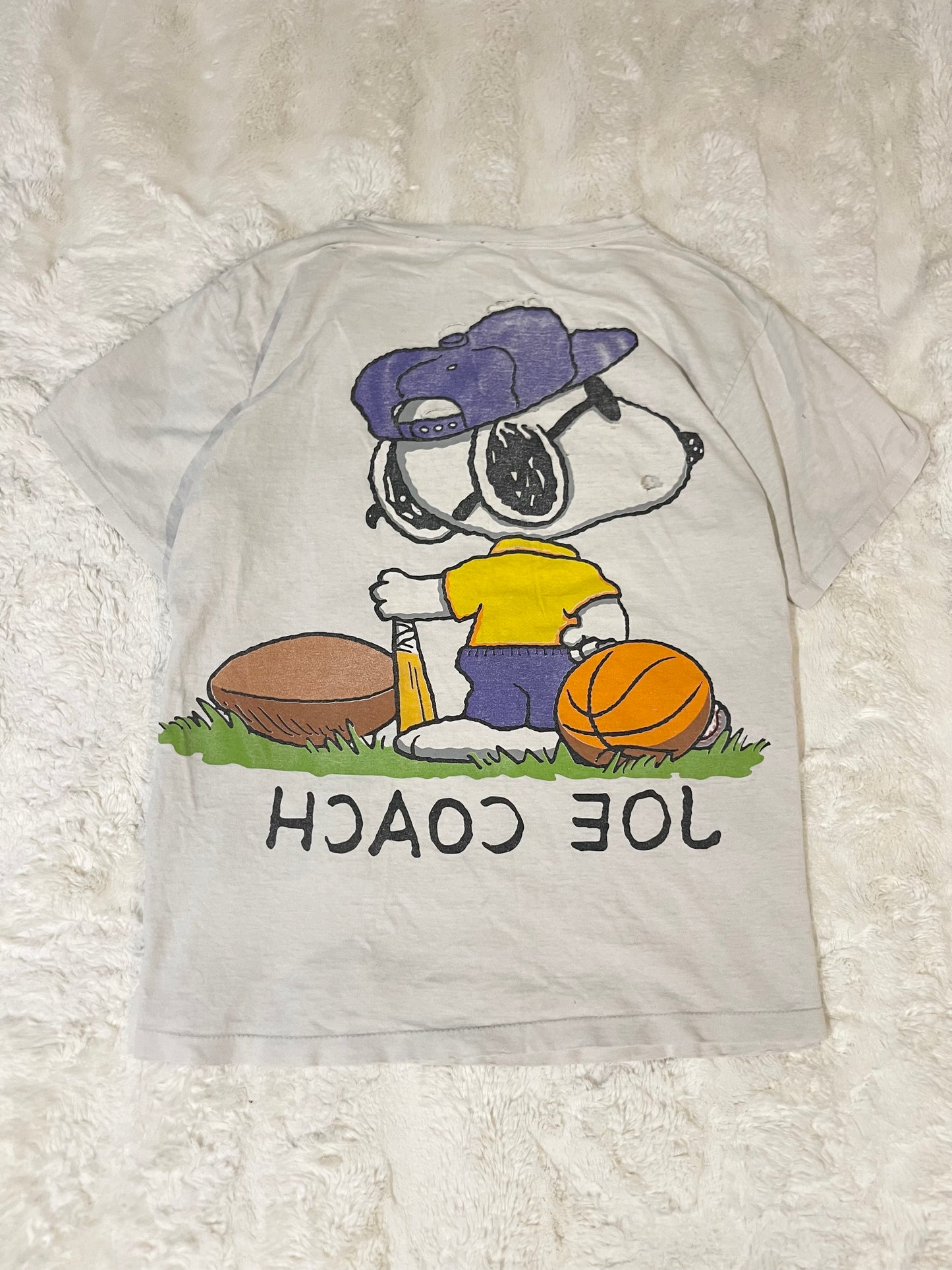 90s Snoopy Joe Coach Distressed Tee (XL)