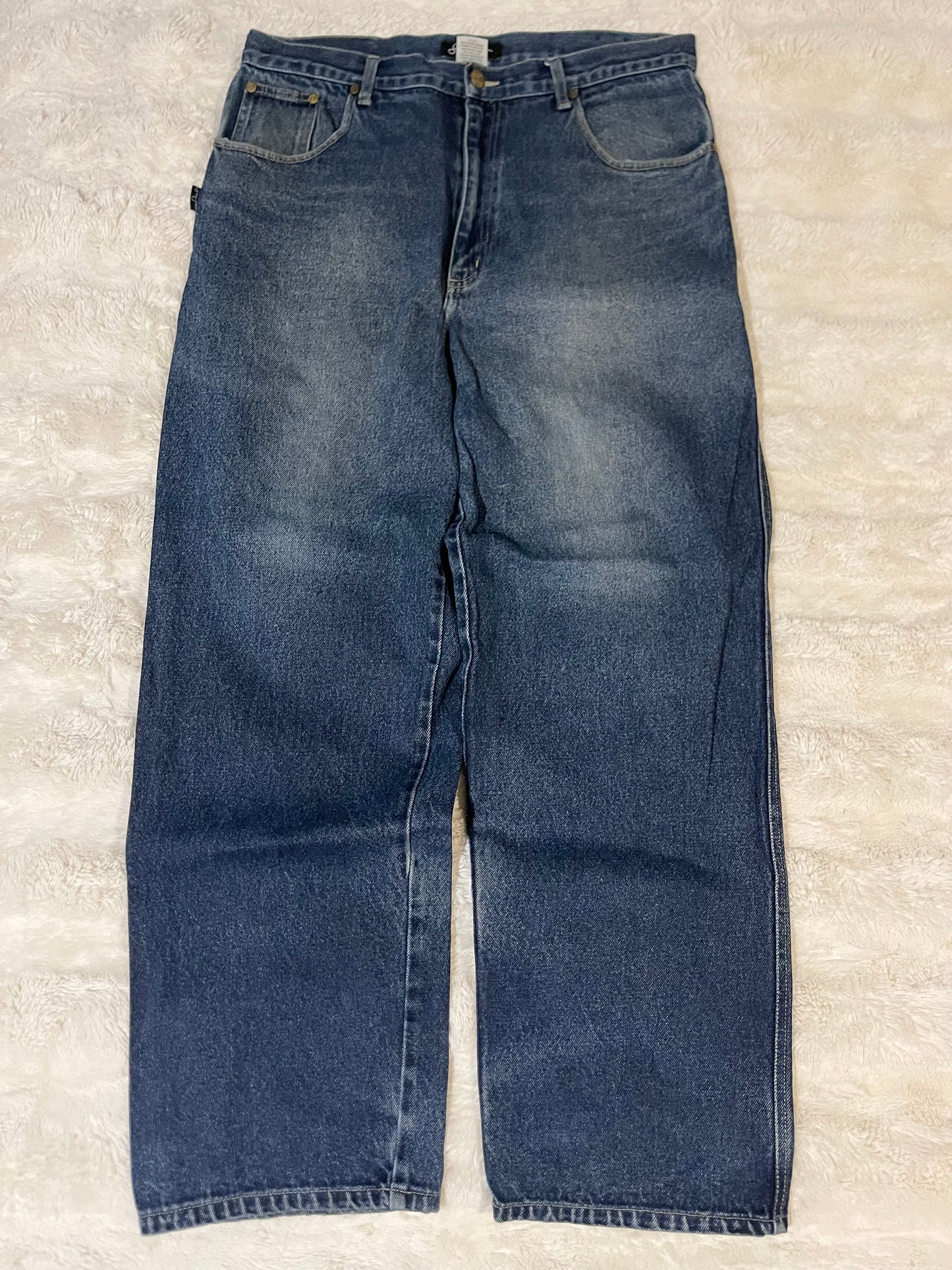 00’s Sean John Baggy Embroidered Jeans (36)