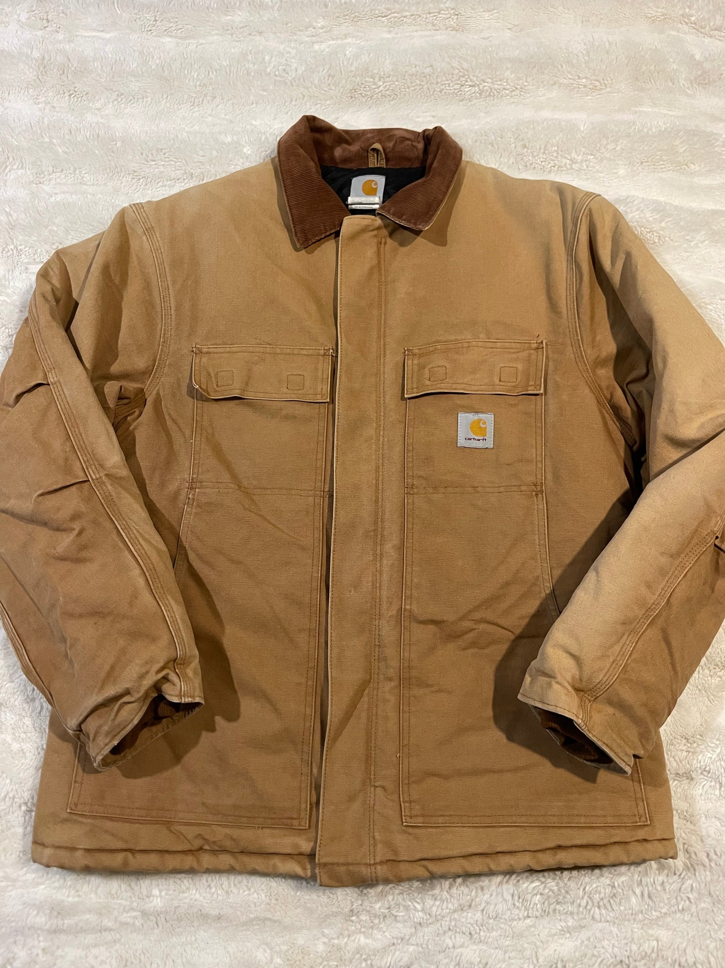 Tan Carhartt Detroit Jacket (XXL)