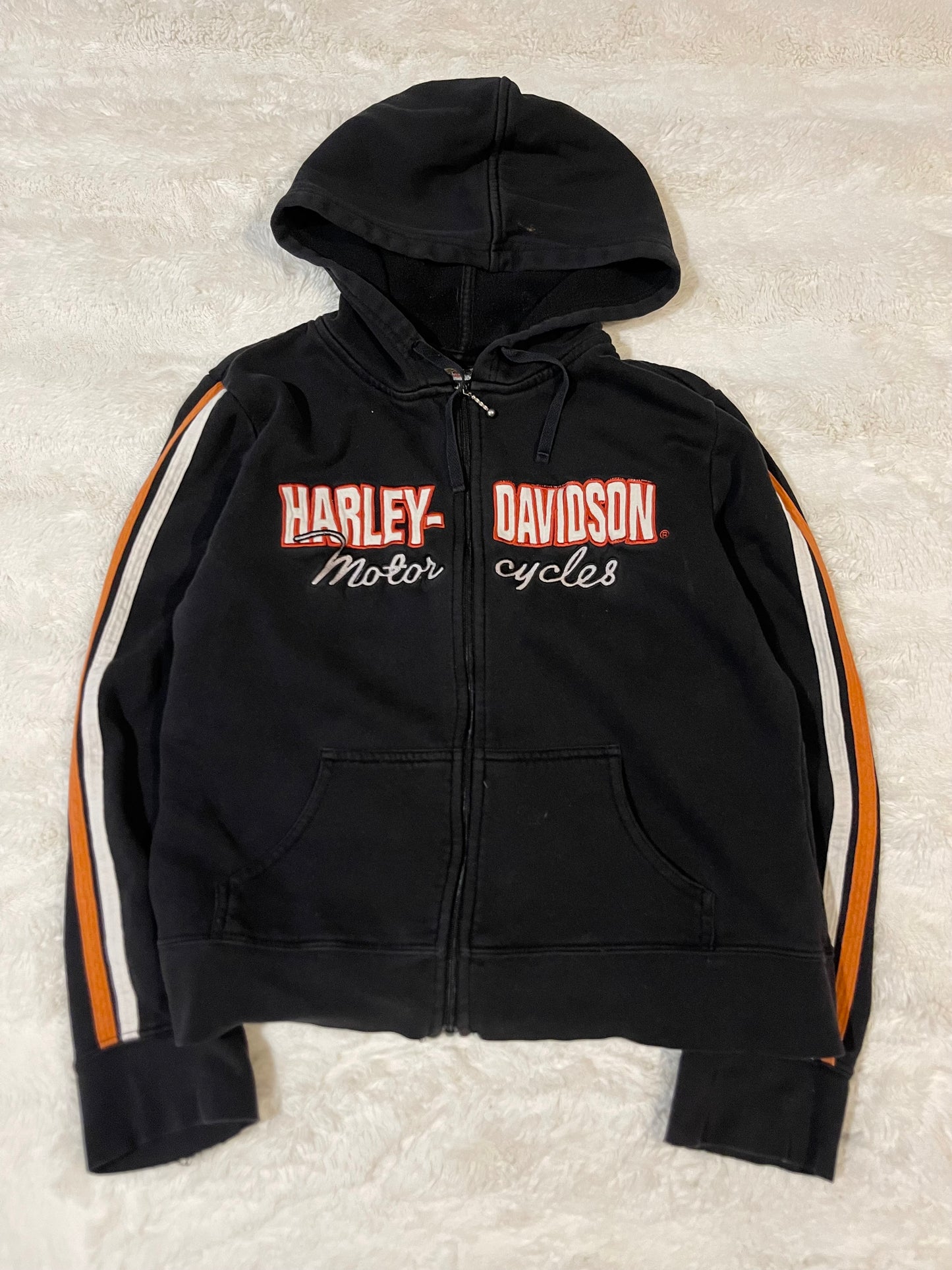 Womens Harley Cropped Zip-Up Hoodie (XS)