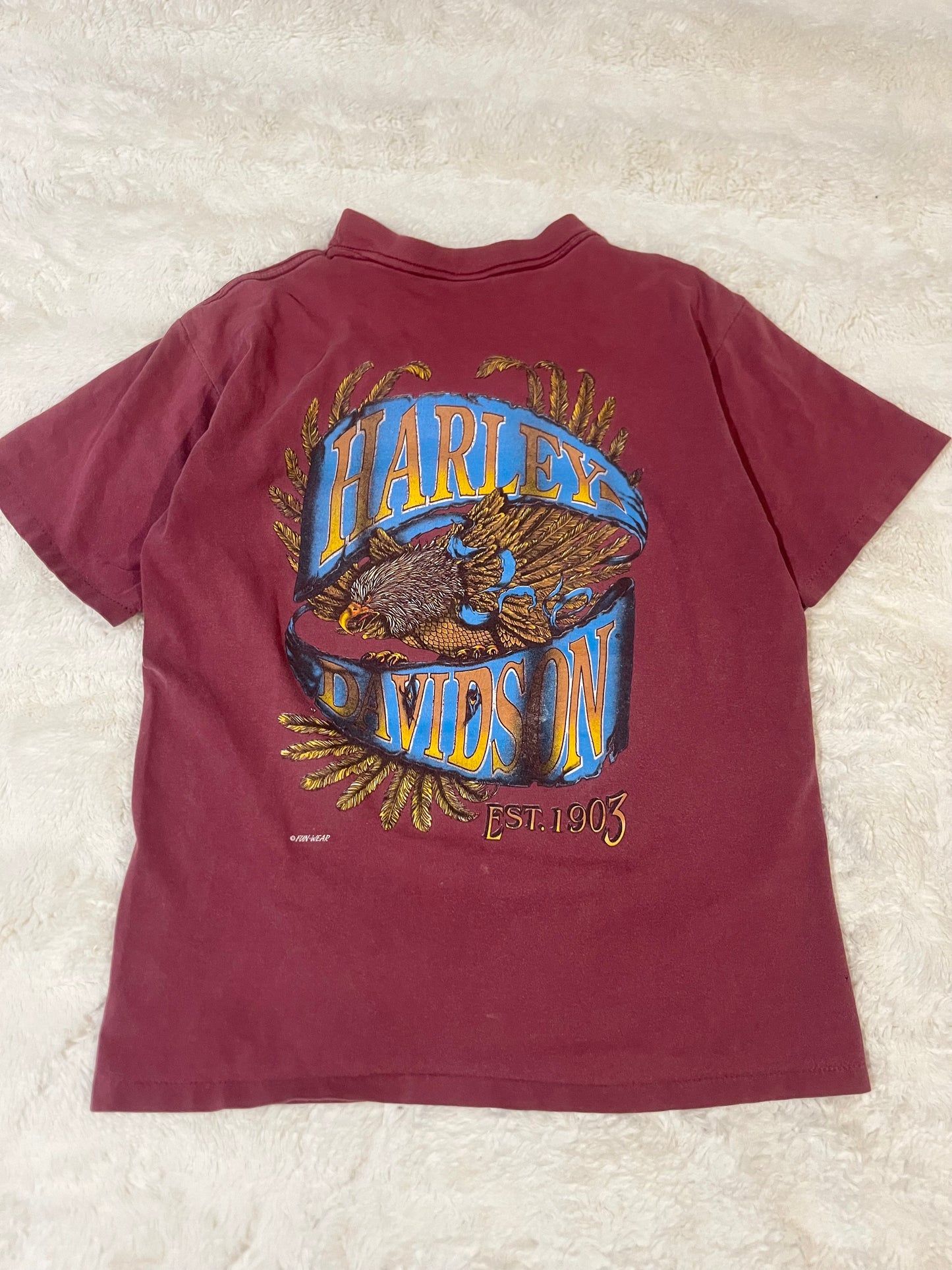 90s Single Stitch Harley Davidson Tee (M)