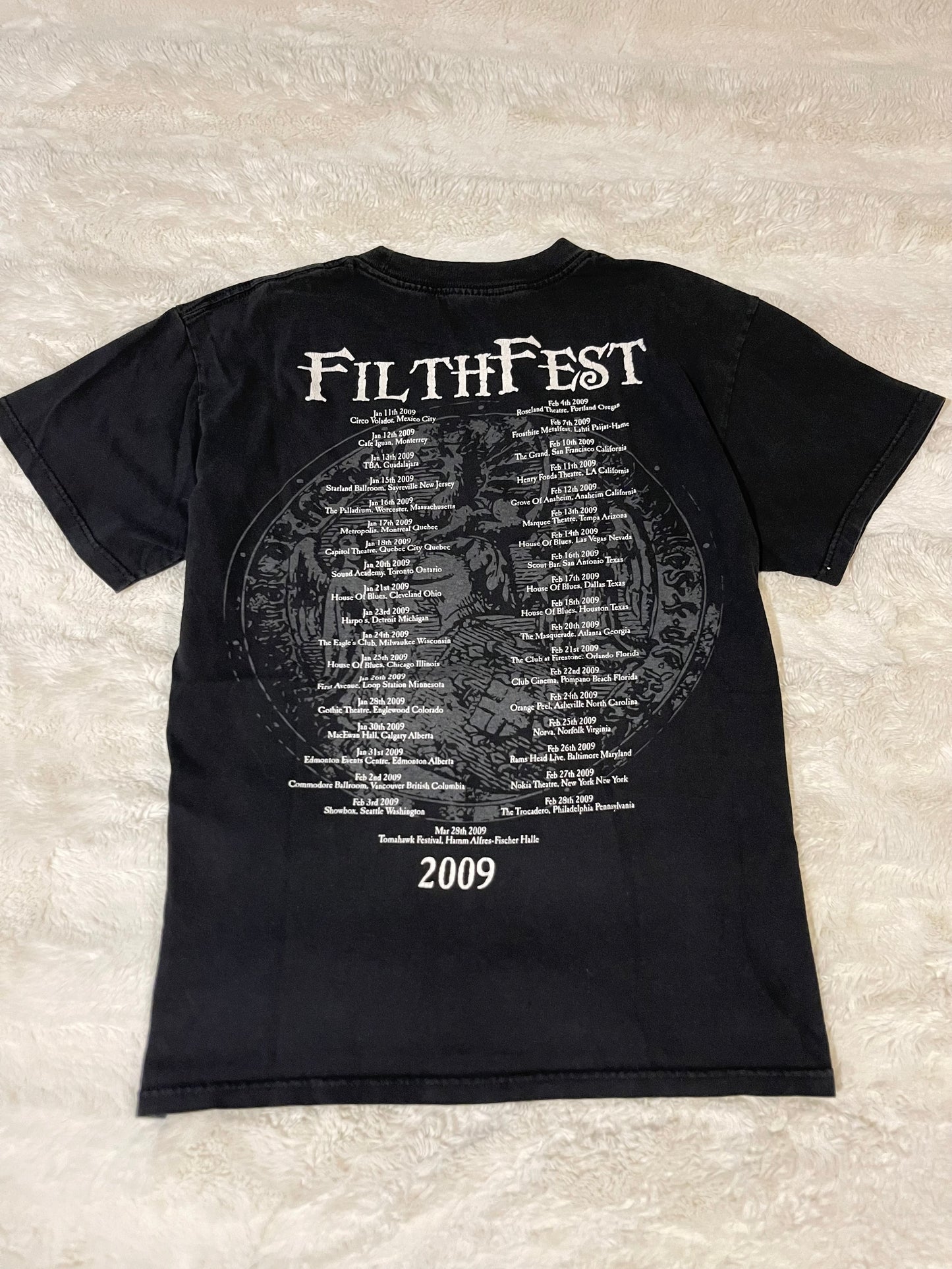 2009 Cradle Of Filth Filthfest Band Tee (M)