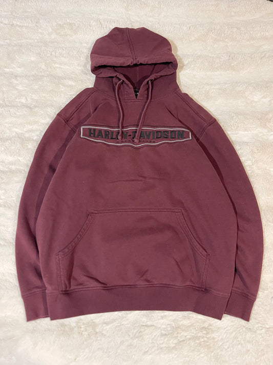 Maroon Harley Hoodie (XL)