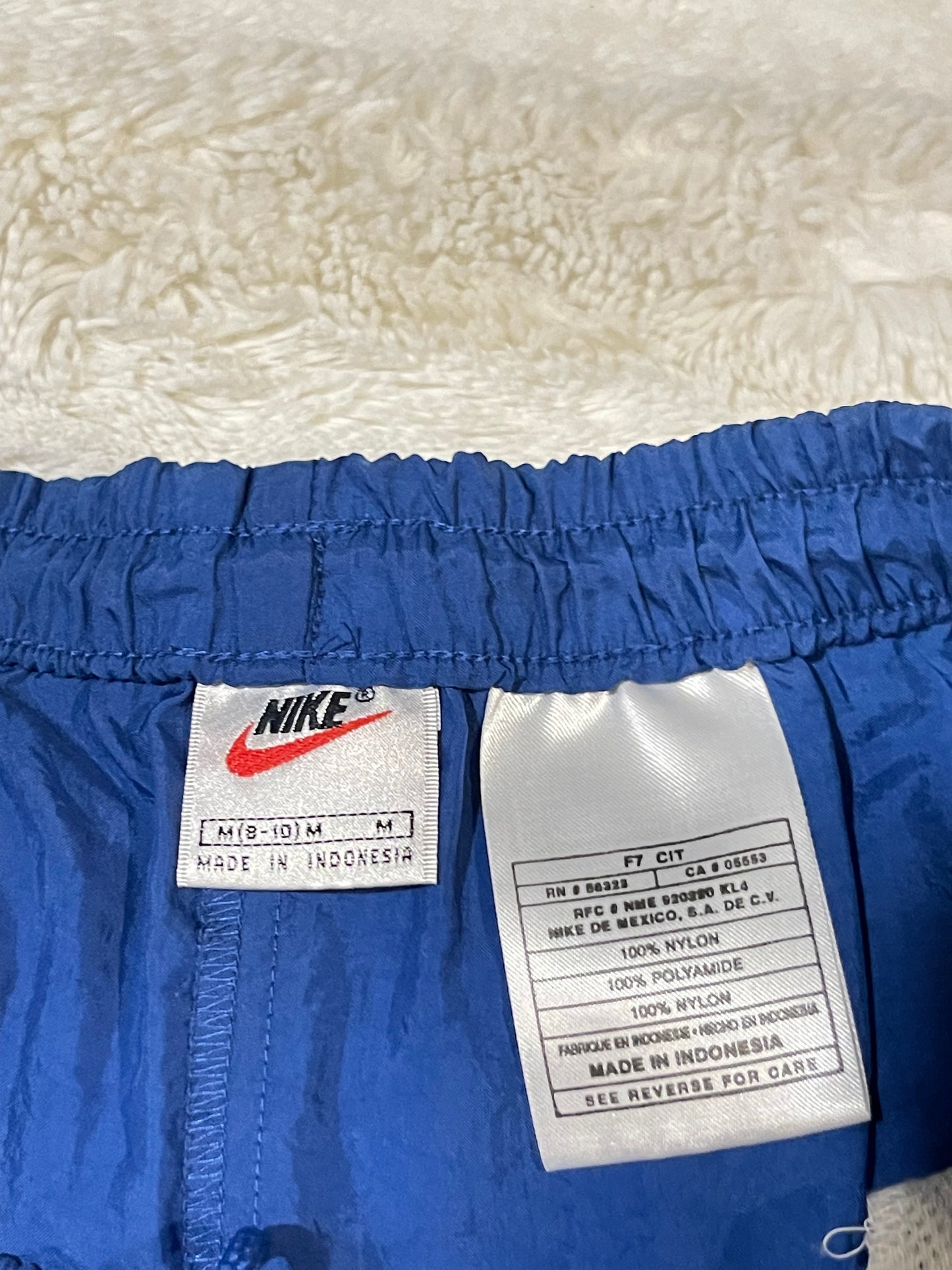 90s Blue Nike Trackpants (M)