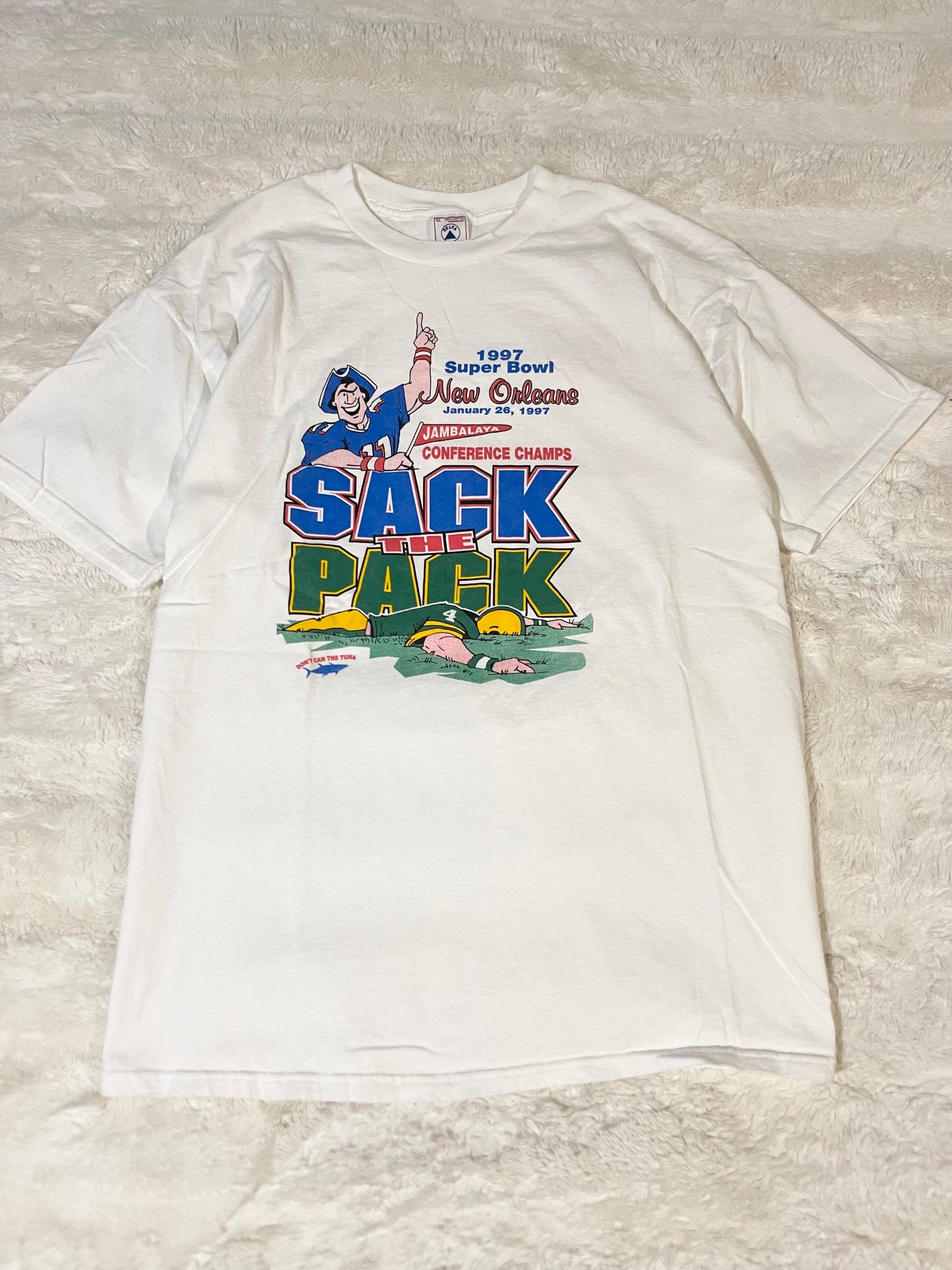 1997 Patriots ‘Sack The Pack’ Tee (XL)