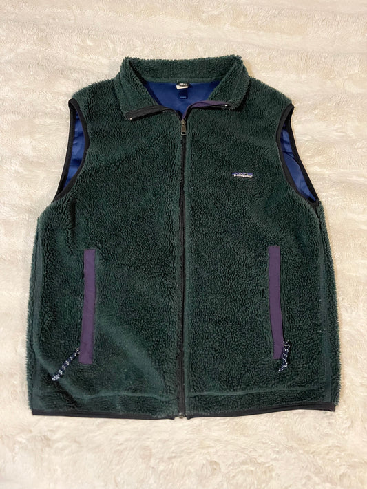 90s Patagonia Deep Pile Fleece Vest (XL)