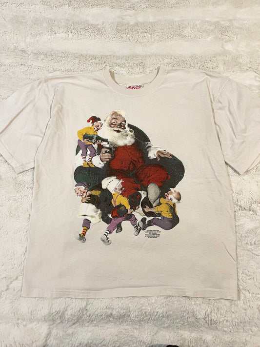 1992 Coca-Cola Santa Claus Tee (L)