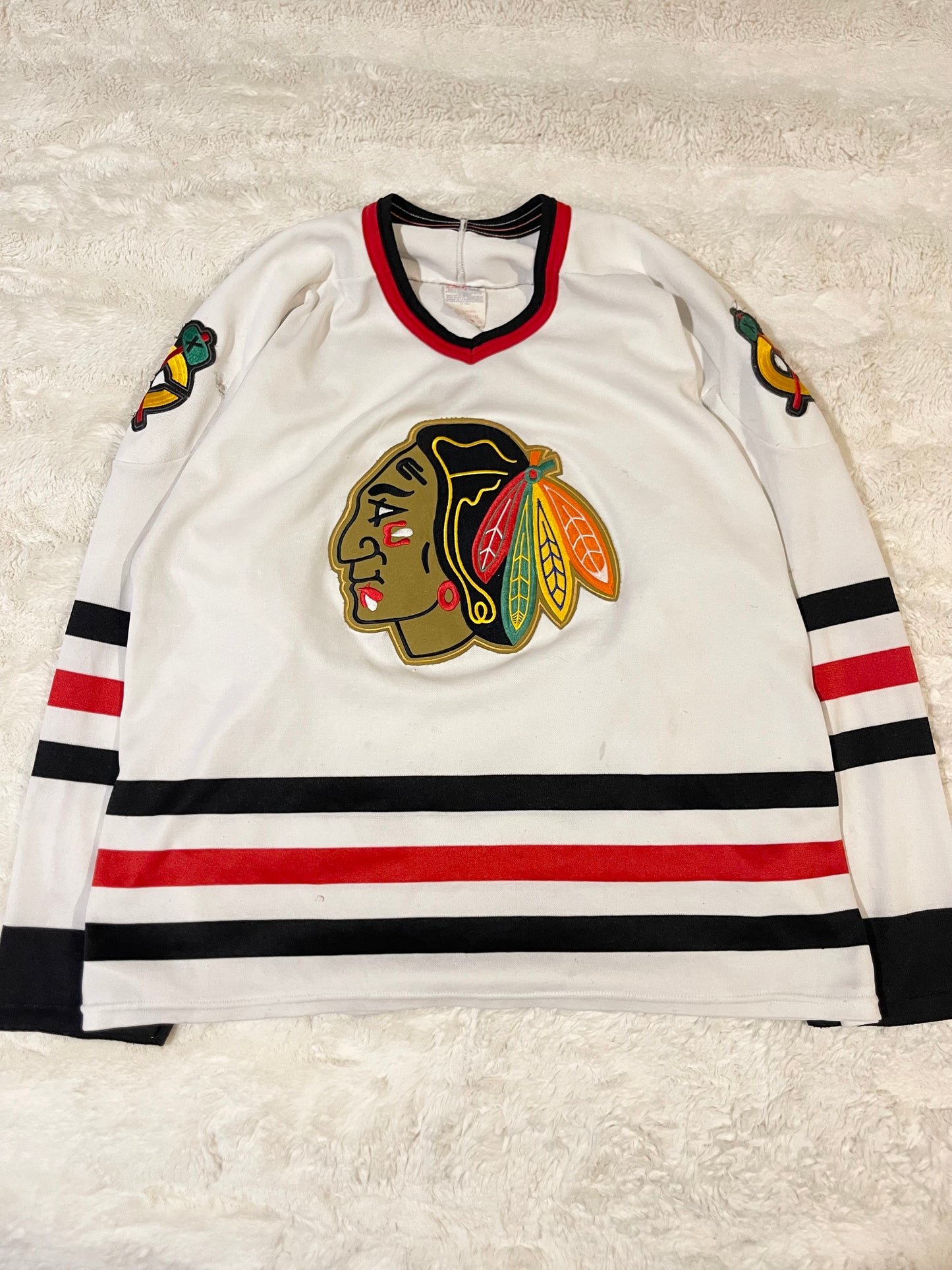 90s Blackhawks Jersey (XL)