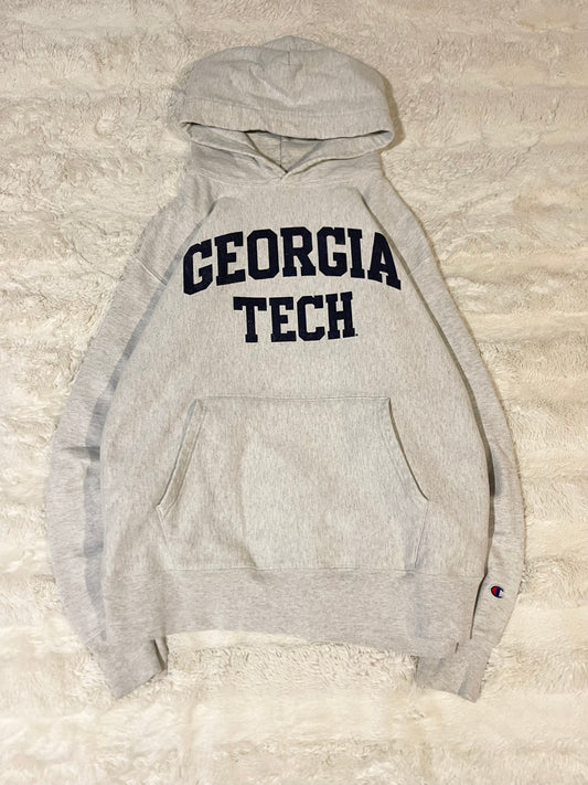 00’s Georgia Tech Champion Reverse Weave Hoodie (XL)