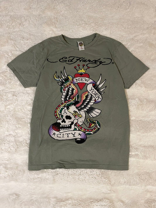 00’s Ed Hardy Tee (M)