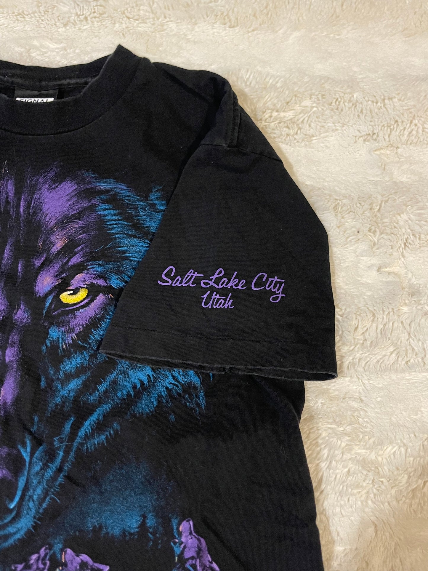 90s Salt Lake City Wolf Tee (M)