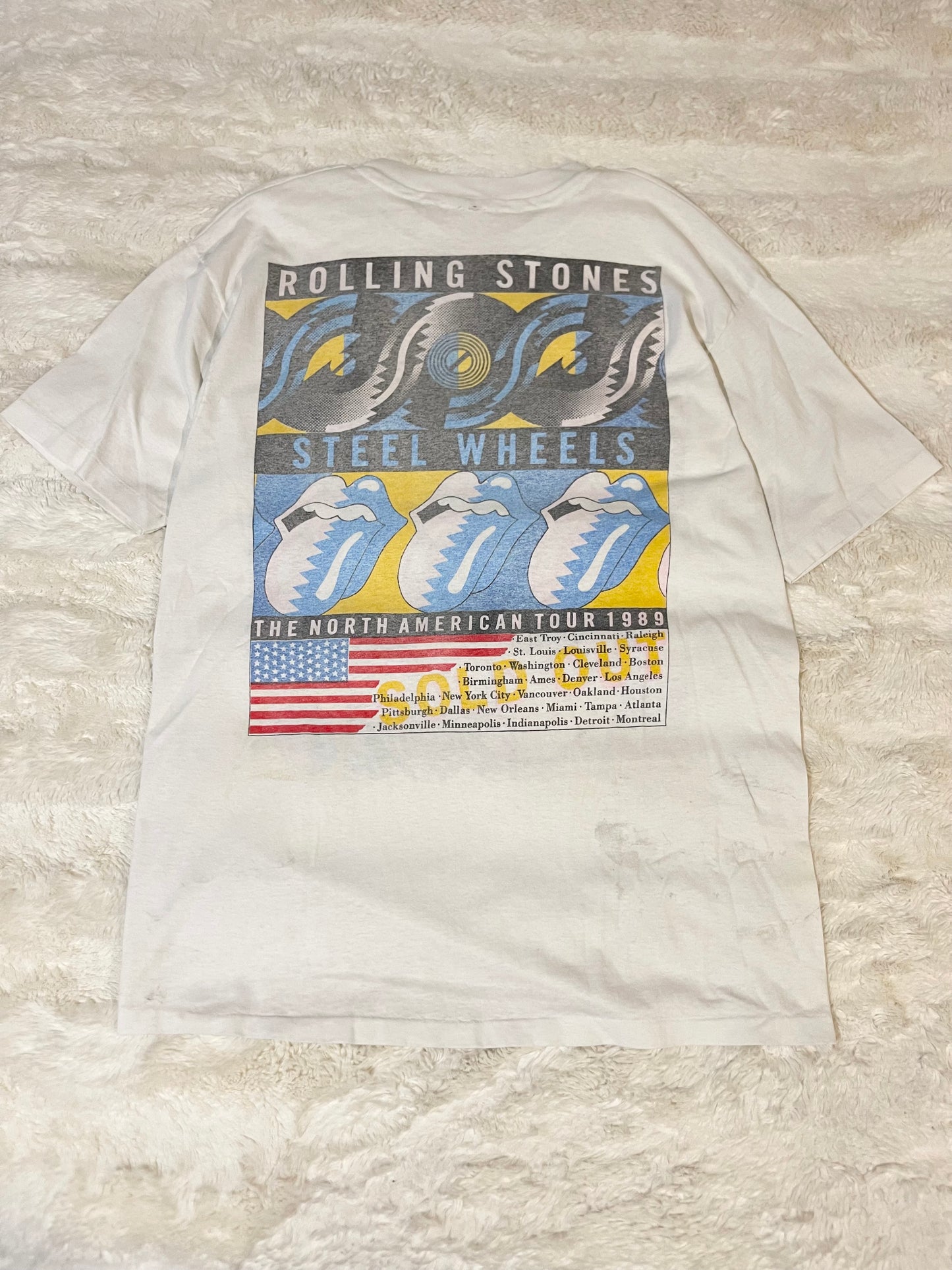 1989 Rolling Stone North American Tour Tee (XL)