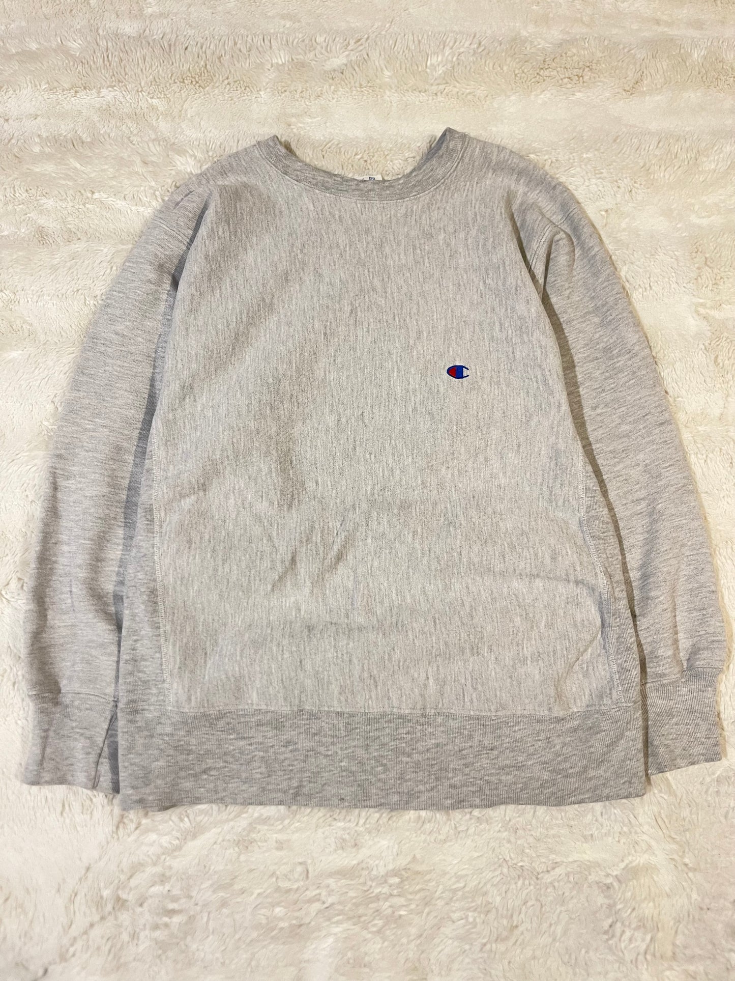 80s Grey Champion Reverse Weave Crewneck (L)