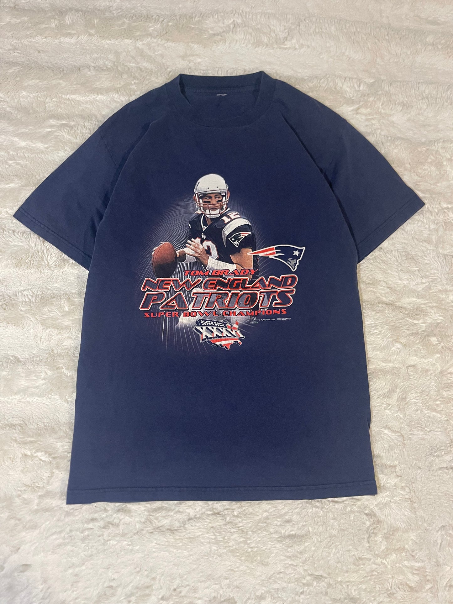 2002 Tom Brady Patriots Tee (L)