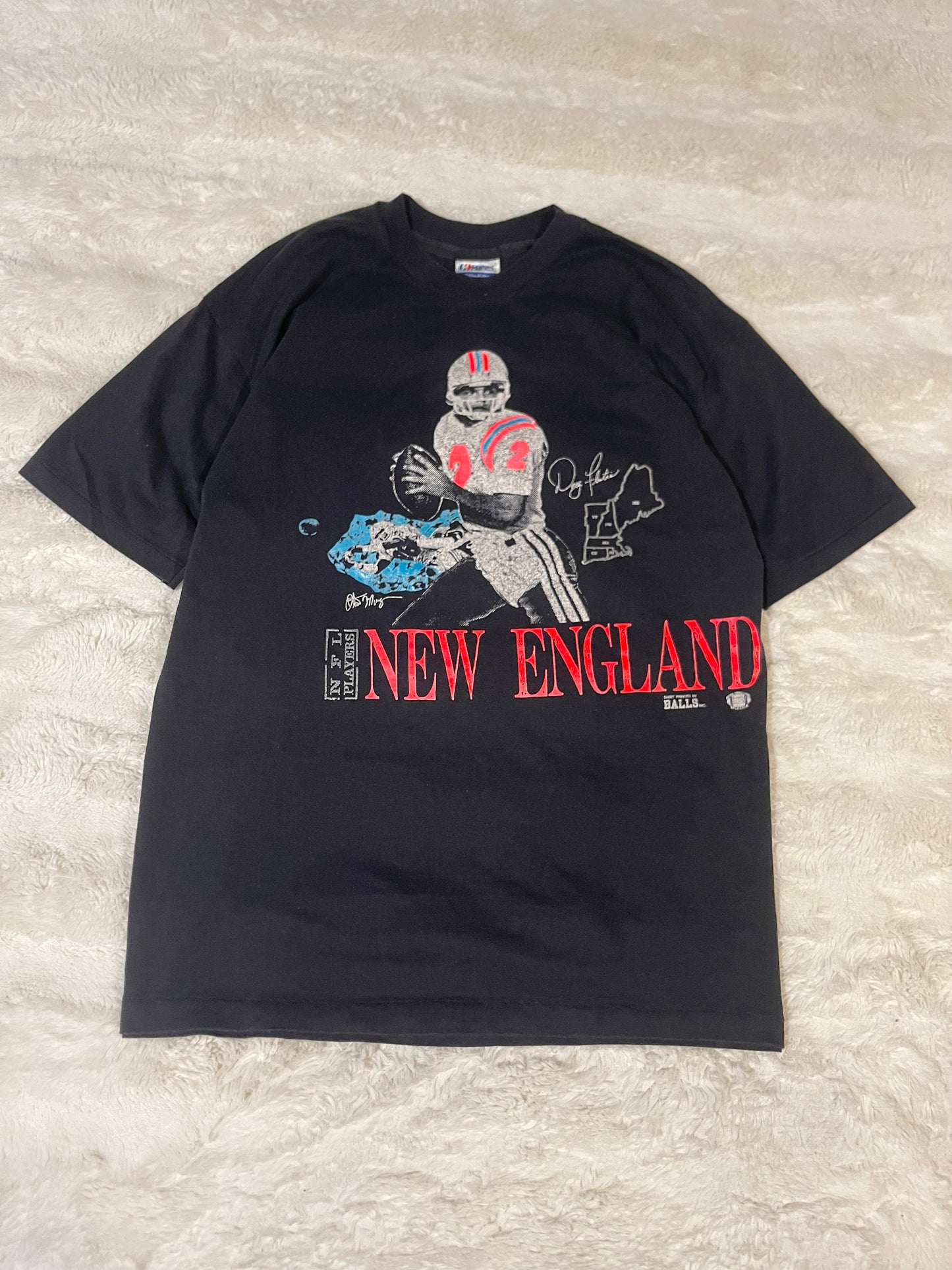 80s Patriots Wrap Around Tee (XL)