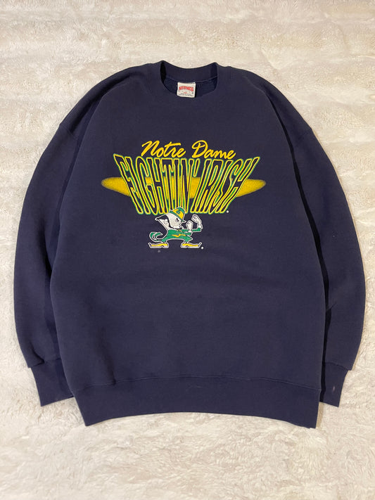 90s Nutmeg Notre Dame Crewneck (XXL)