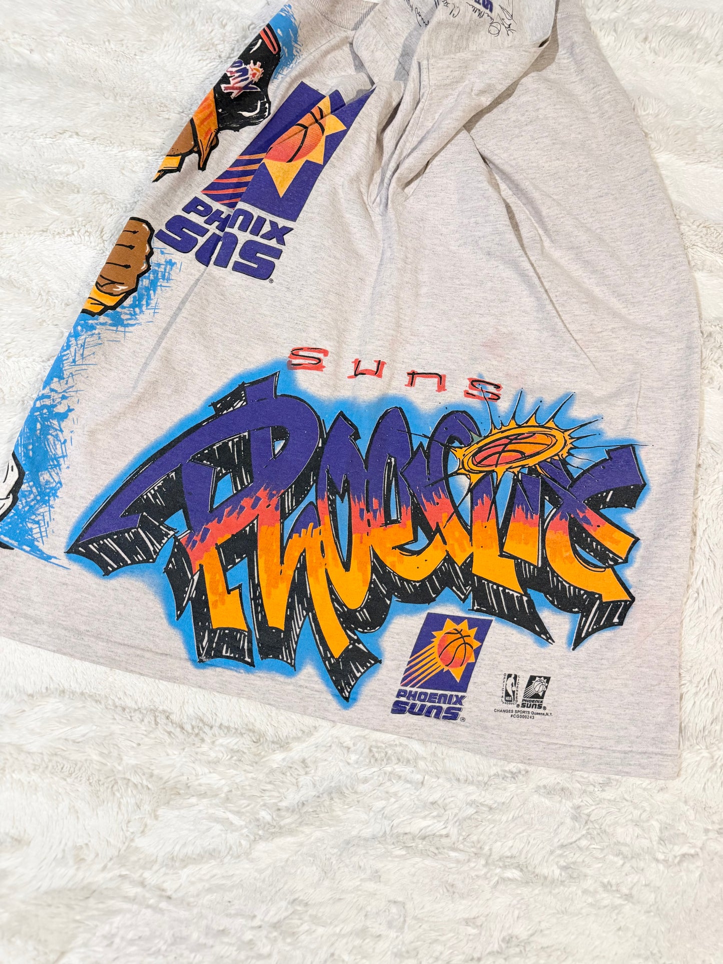90s Pheonix Suns Salem Graffiti Tee (L)