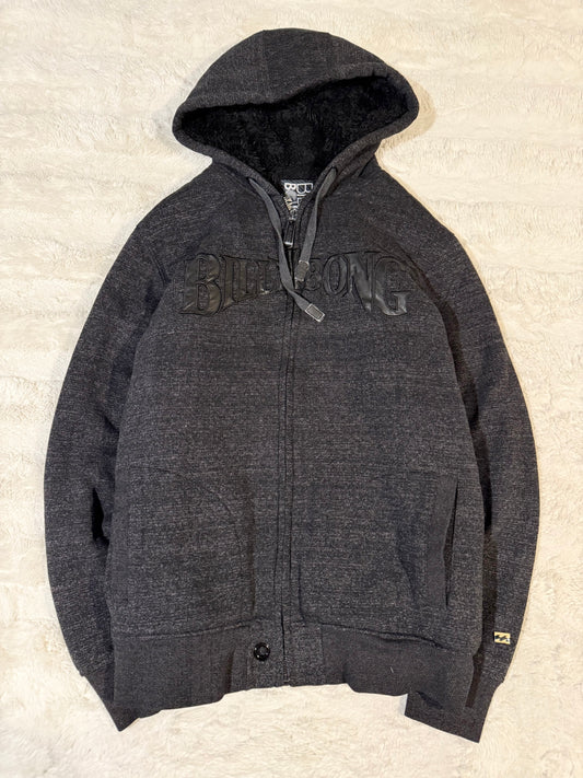 00’s Billabong Fur Lined Zip-Up Hoodie (XL)