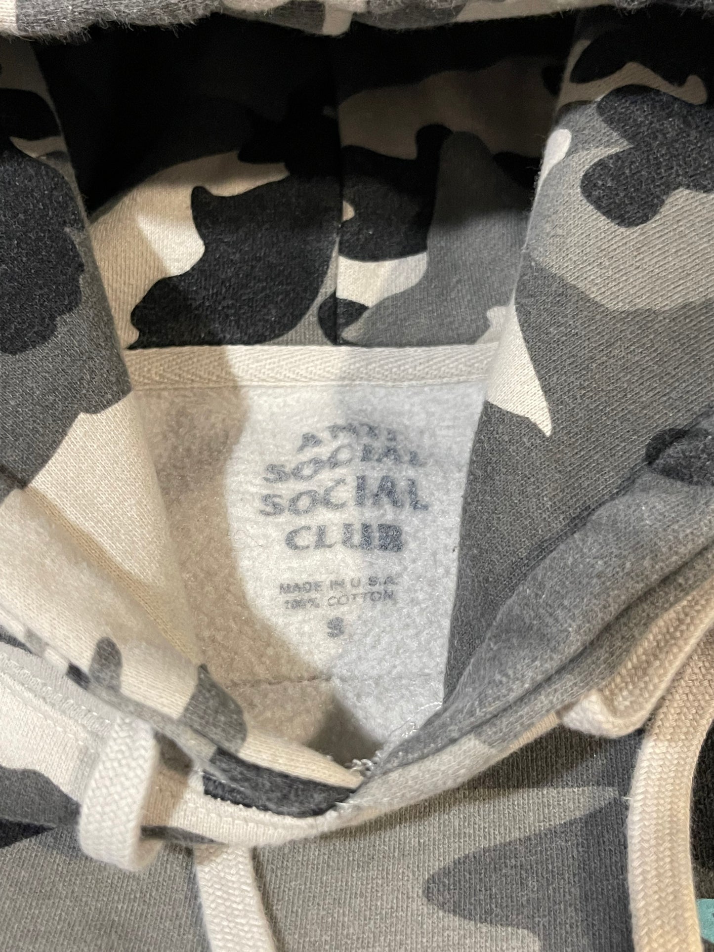 Anti Social Social Club Camo Hoodie (S)