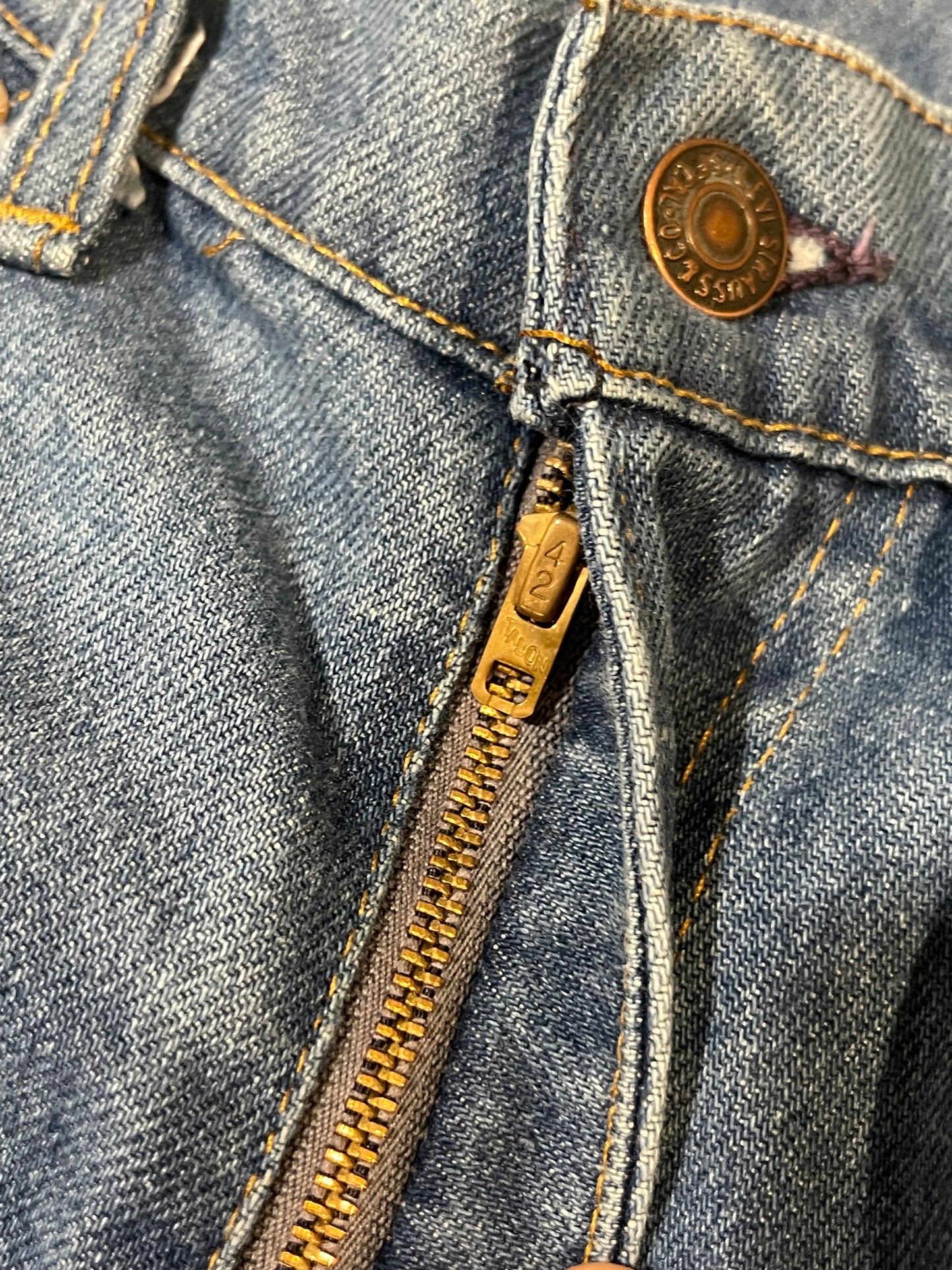 70s Levis 517 ‘Orange Tab’ Flared Jeans (34x32)