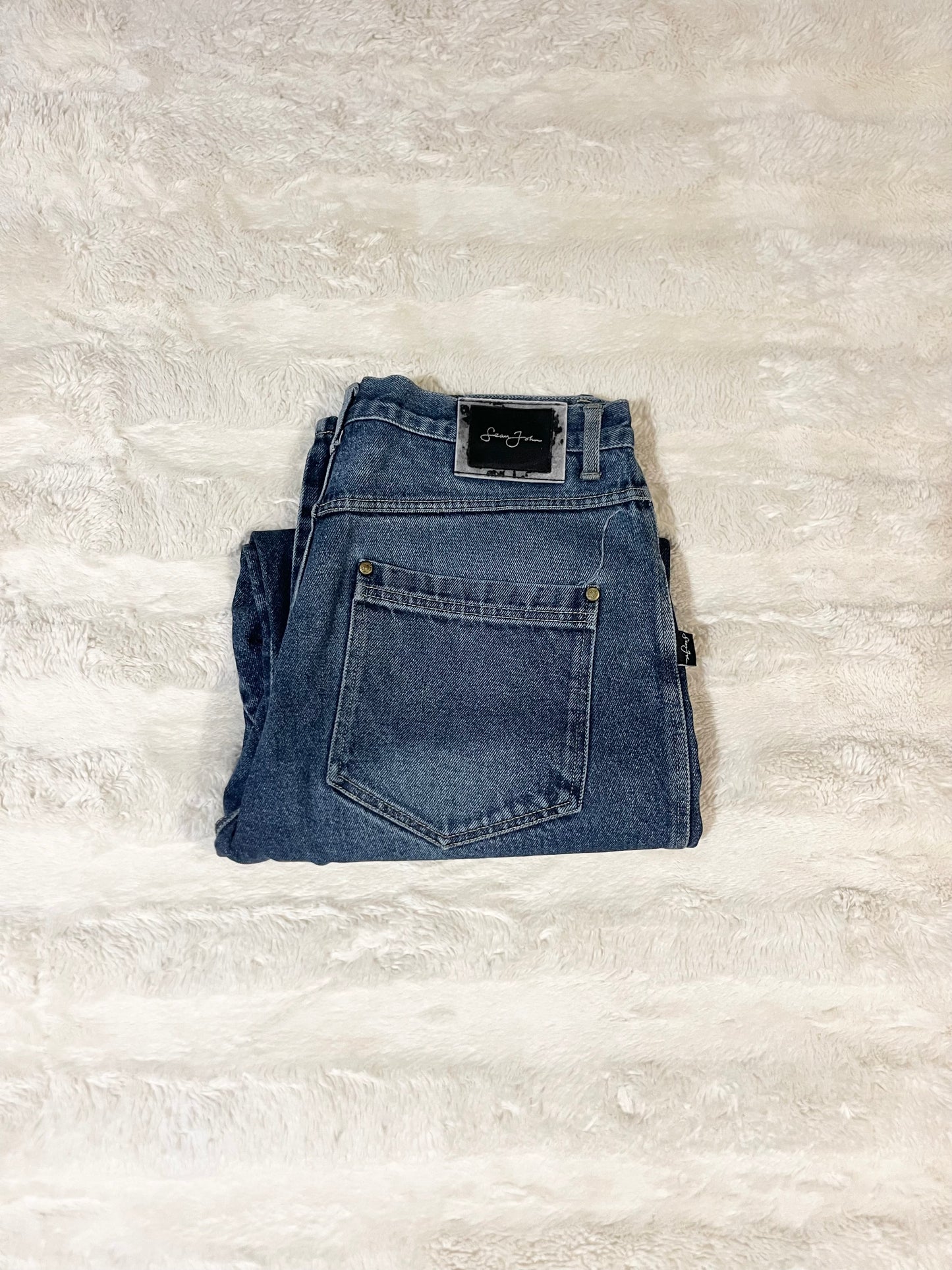 00’s Sean John Baggy Embroidered Jeans (36)