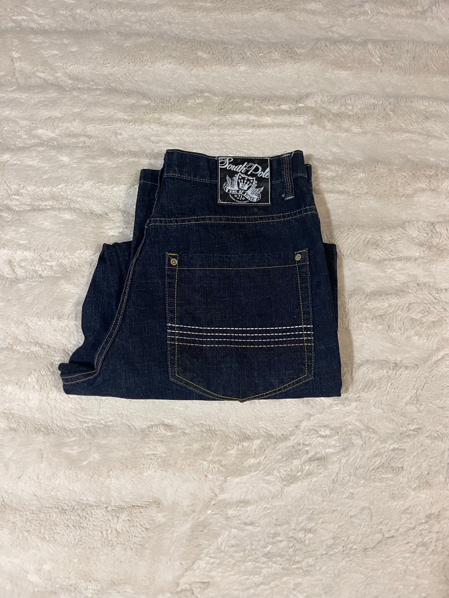 00’s Southpole Embroidered Jeans (34)