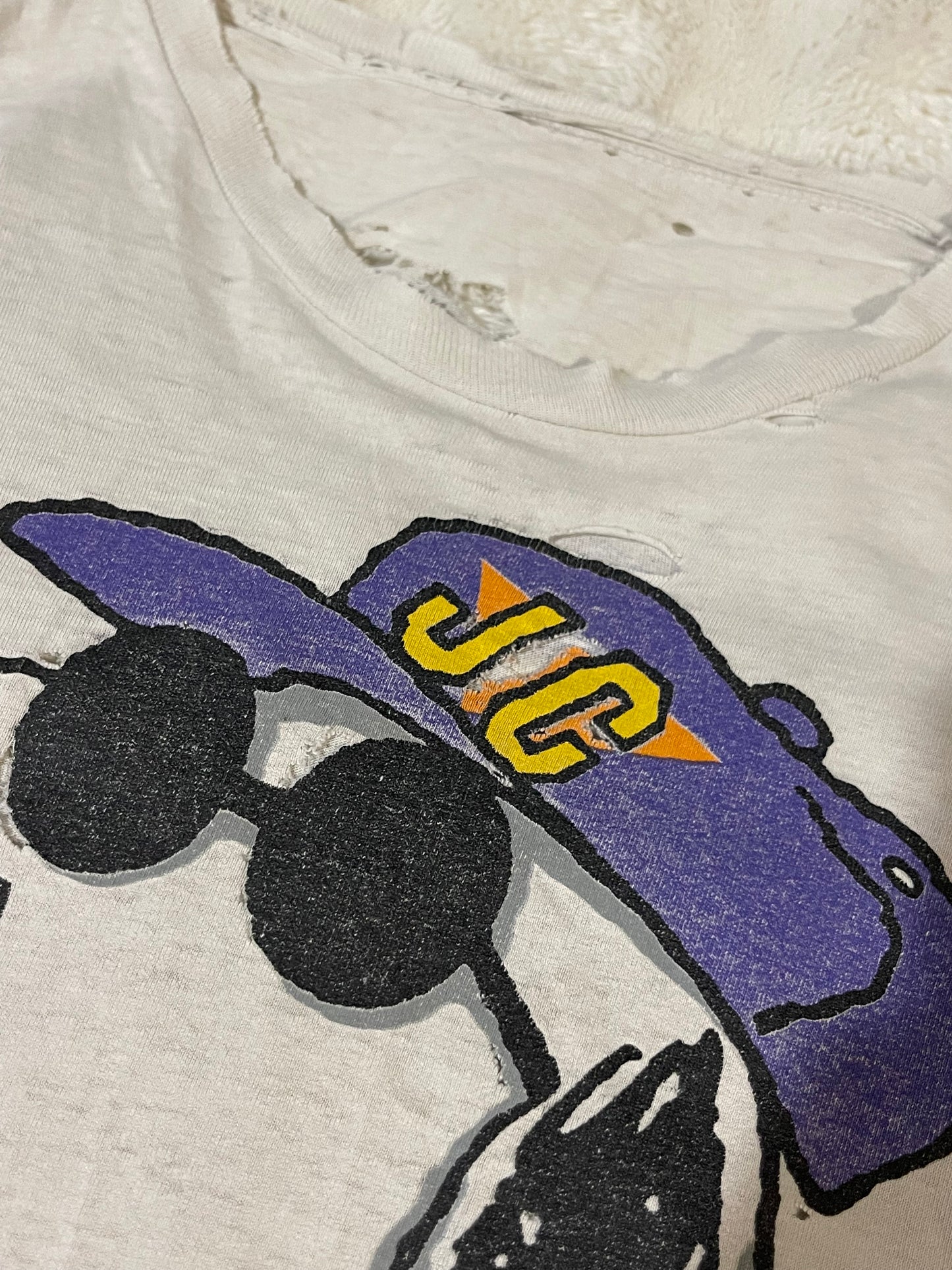 90s Snoopy Joe Coach Distressed Tee (XL)