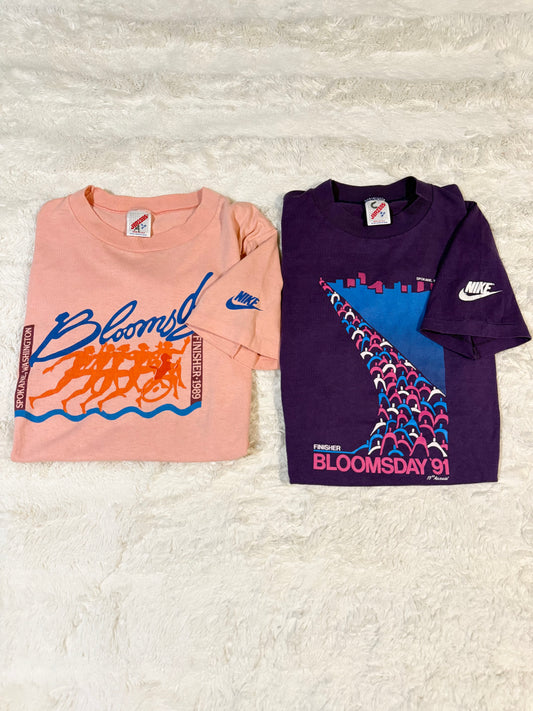 1989/91 Nike Bloomsday Running Tee BUNDLE (S/M)