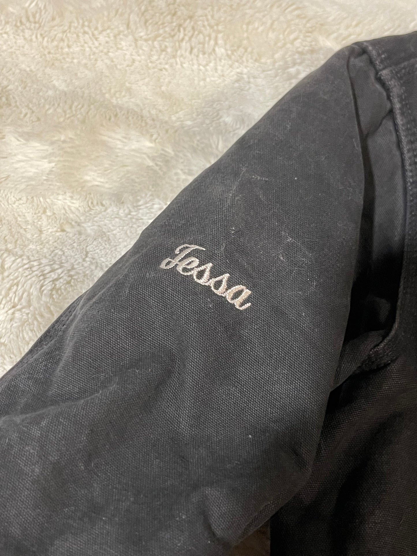 Womens Black Carhartt Detroit Jacket (S)