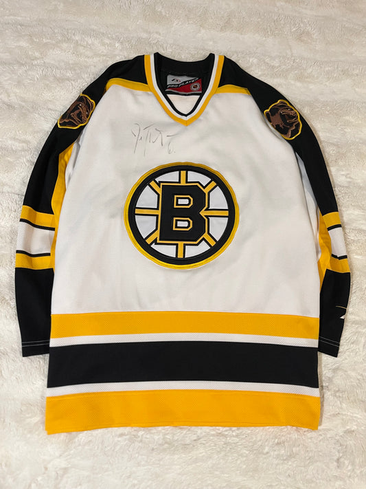 1997 Bruins Joe Thornton Signed Rookie Jersey