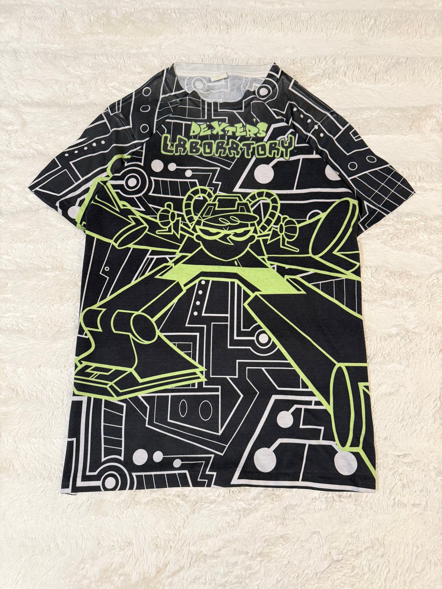 00’s Dexters Laboratory Nickelodeon AOP Tee (XL)