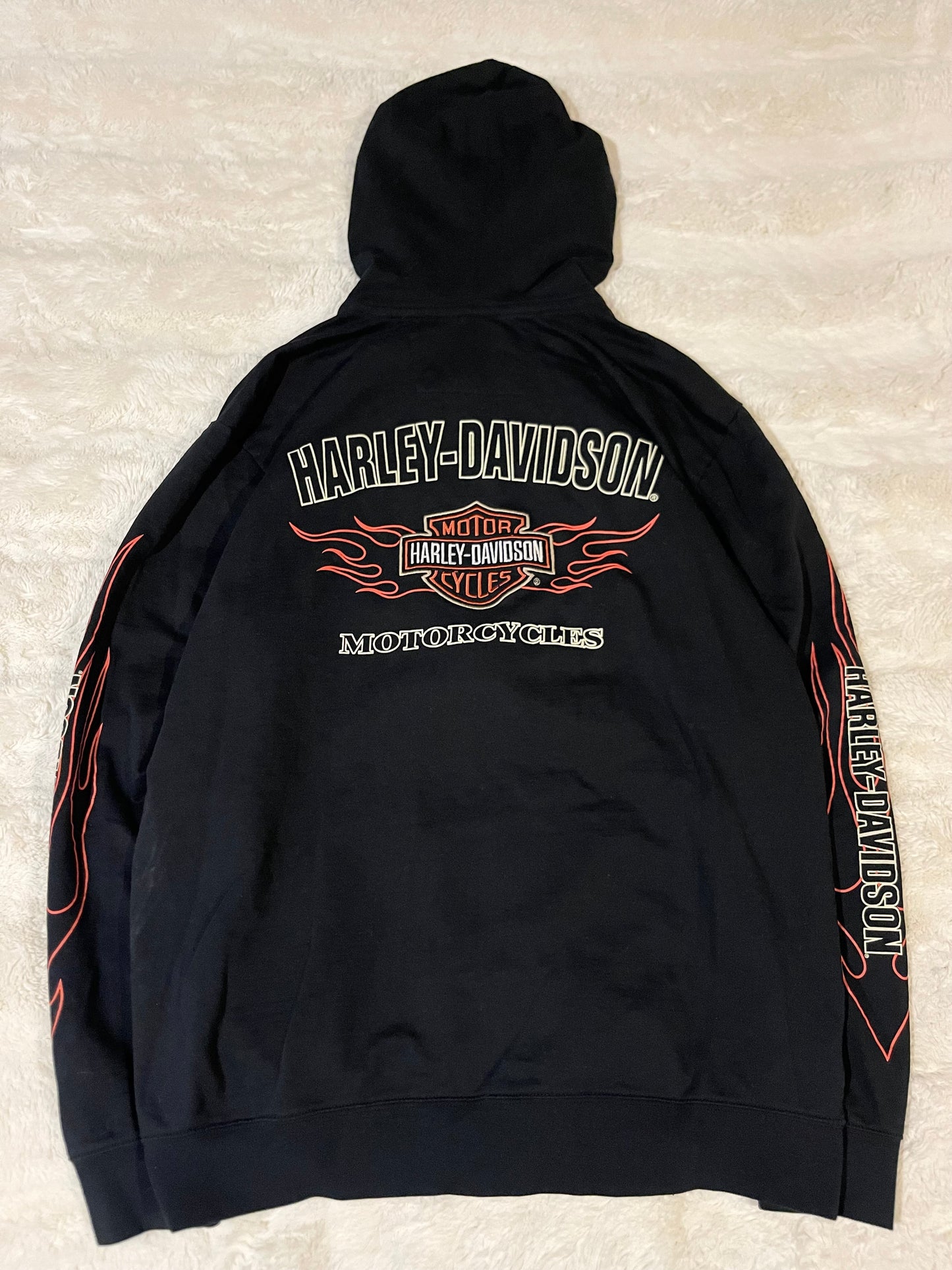 00’s Harley Davidson Zip-Up Hoodie (XL)