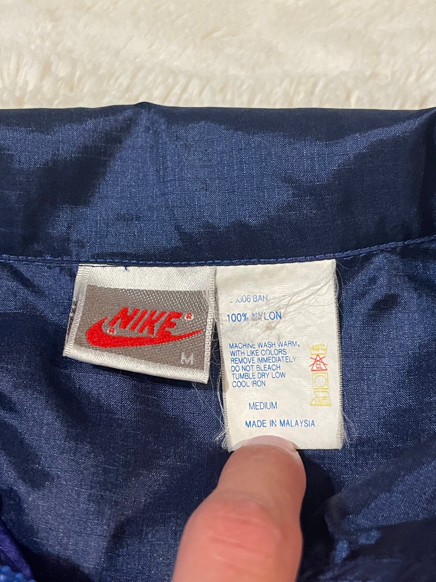 90s Nike Zip-Up Track Jacket (M)