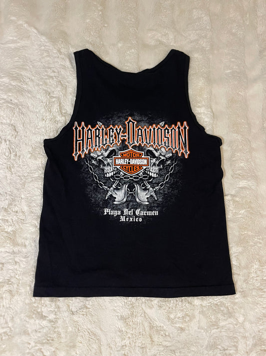 00’s Harley Davidson Skulls Tank Top (L)