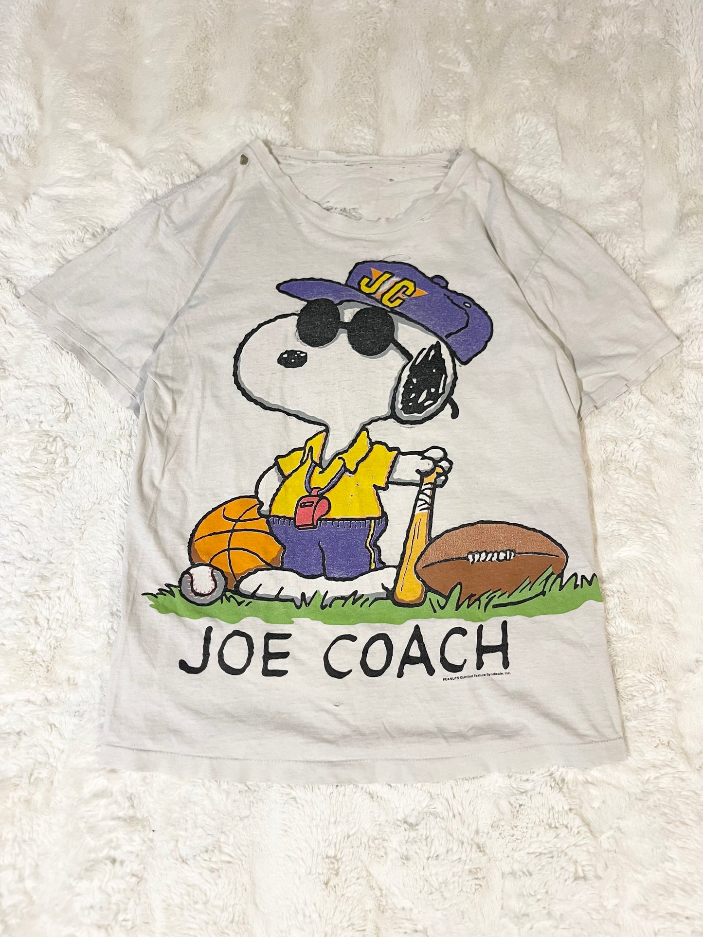 90s Snoopy Joe Coach Distressed Tee (XL)