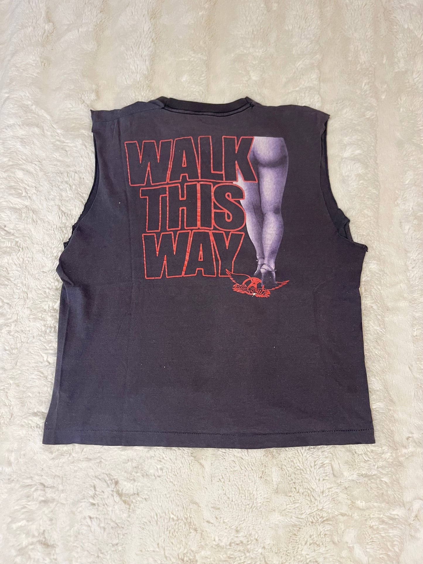 1988 Aerosmith Walk This Way Punk Cutoff (M)